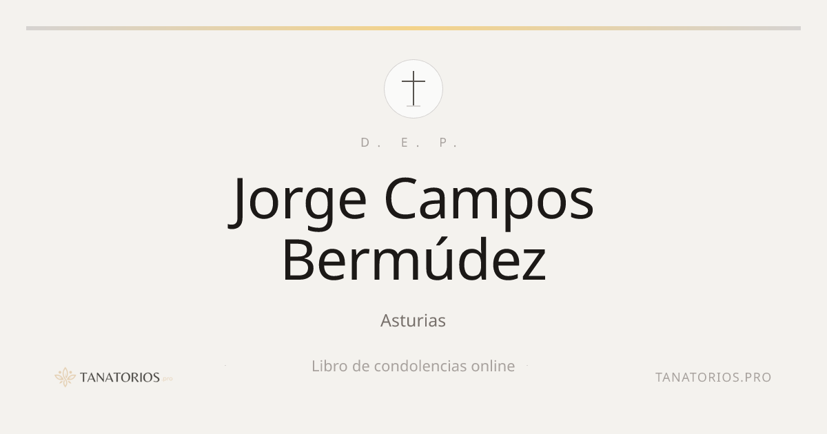 Memorial de Jorge Campos Bermúdez