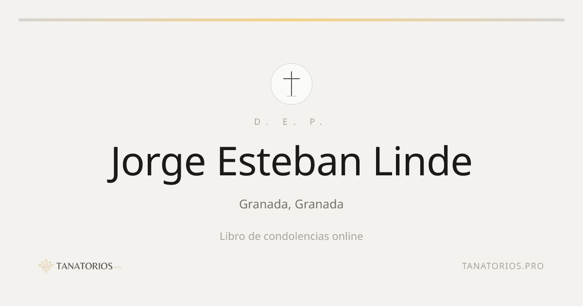 Memorial de Jorge Esteban Linde