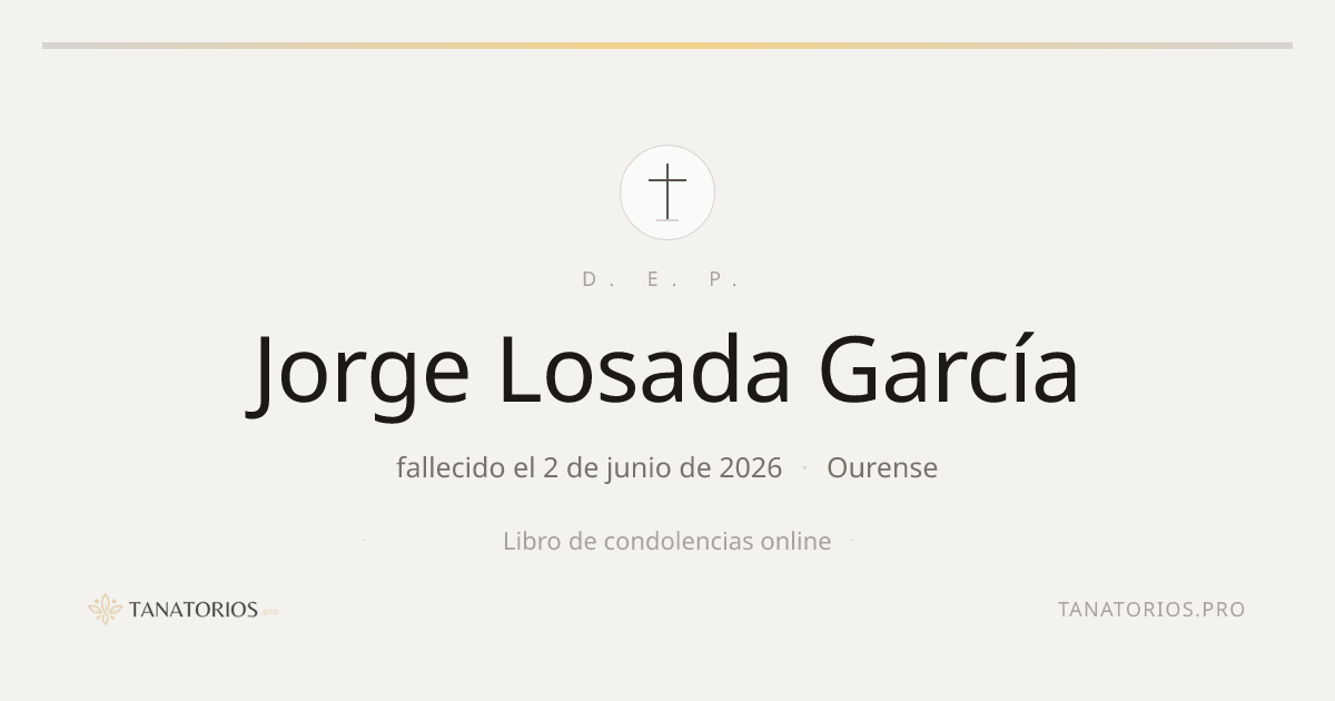 Memorial de Jorge Losada García