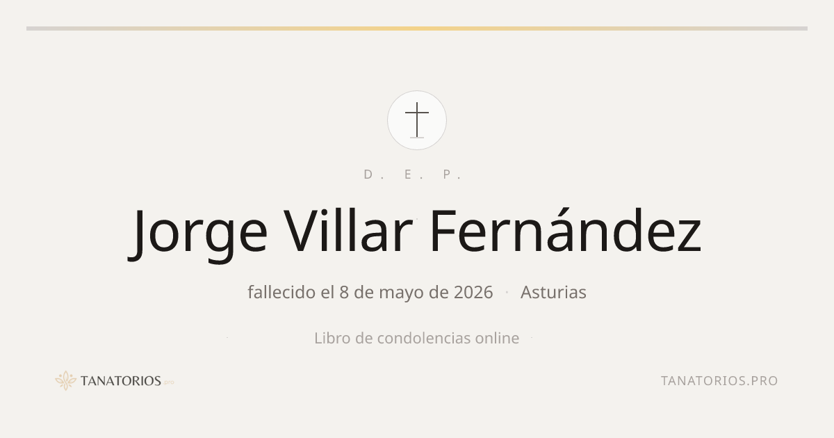 Memorial de Jorge Villar Fernández