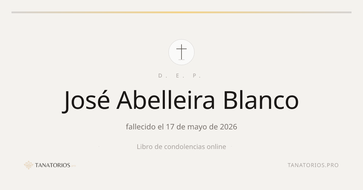 Memorial de José Abelleira Blanco