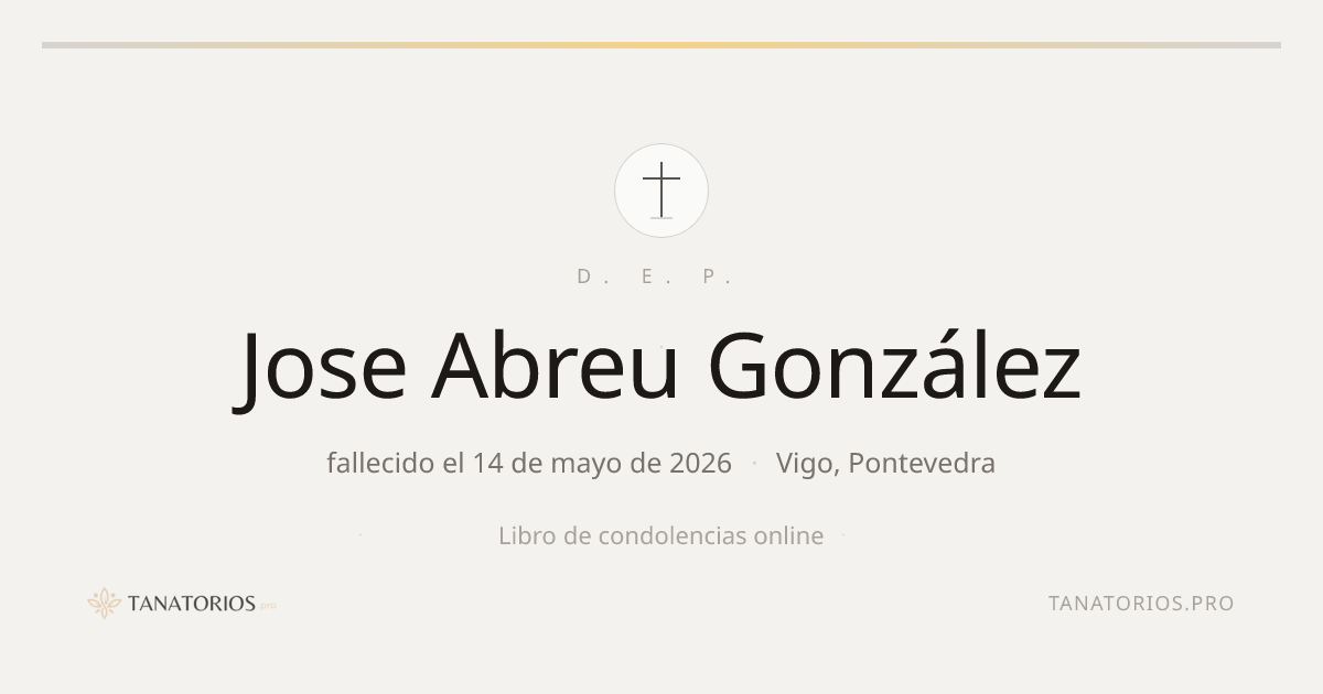 Memorial de Jose Abreu González