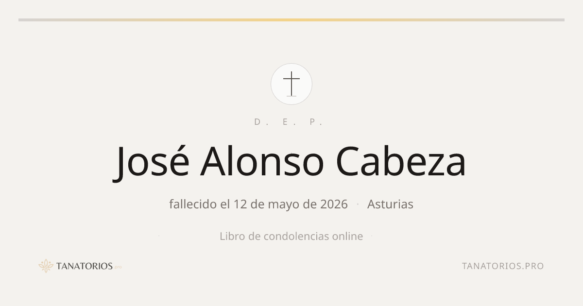 Memorial de José Alonso Cabeza