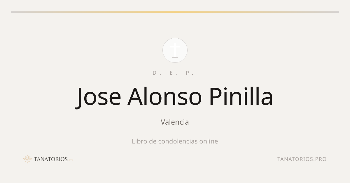 Memorial de Jose Alonso Pinilla