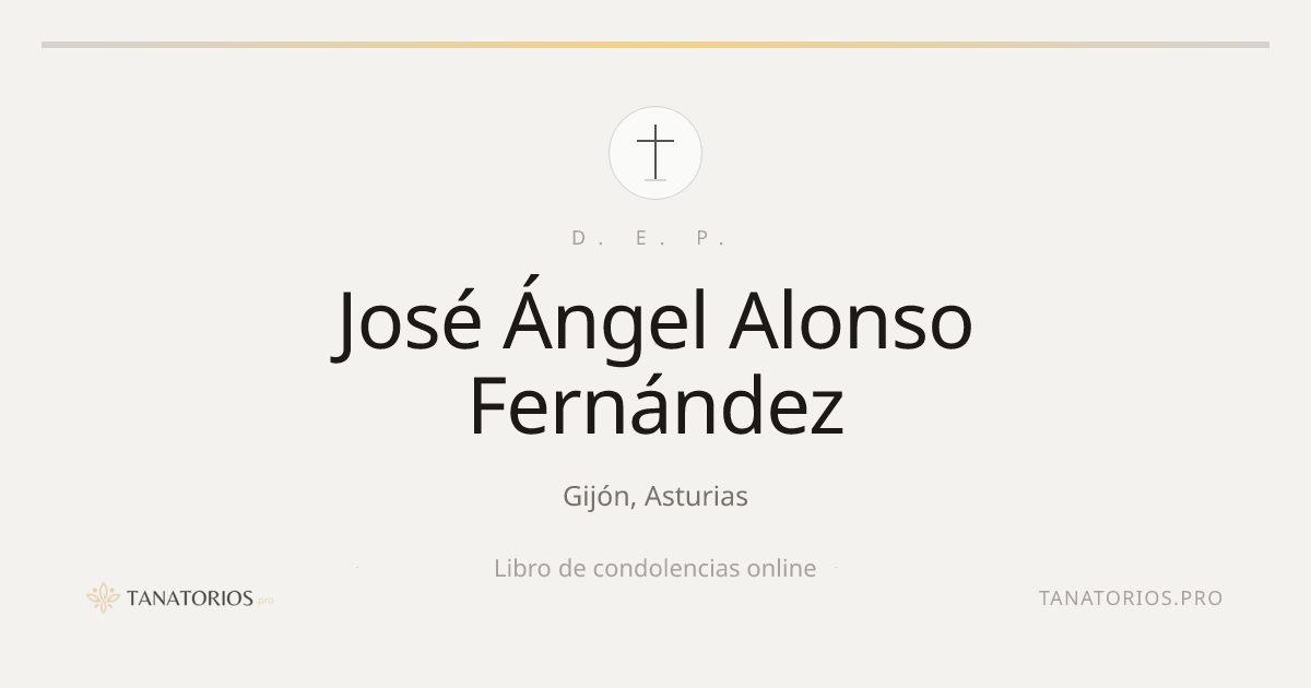 Memorial de José Ángel Alonso Fernández