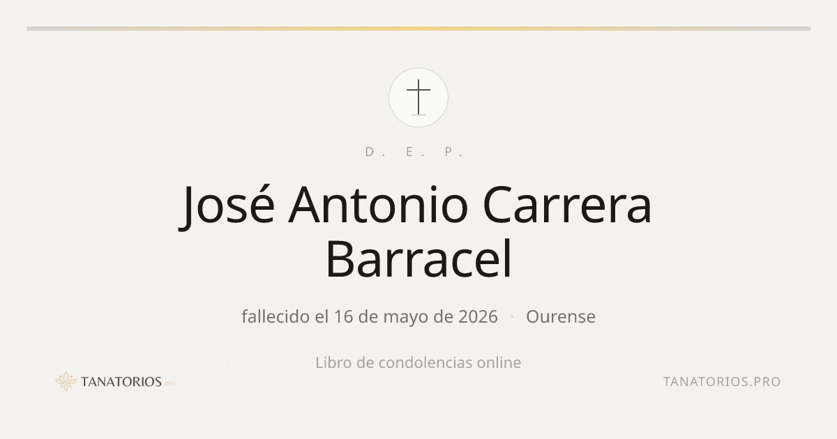 Memorial de José Antonio Carrera Barracel