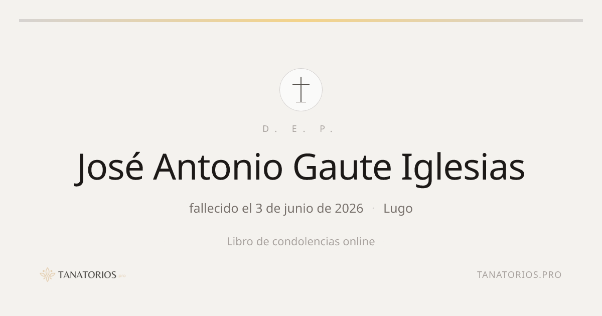 Memorial de José Antonio Gaute Iglesias