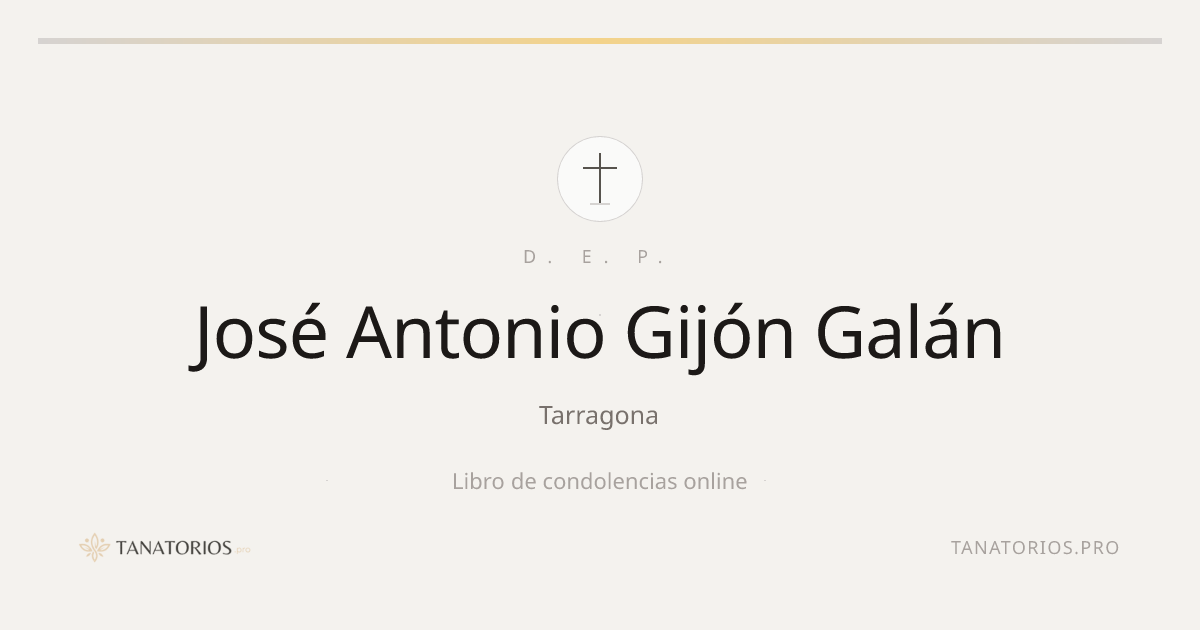 Memorial de José Antonio Gijón Galán