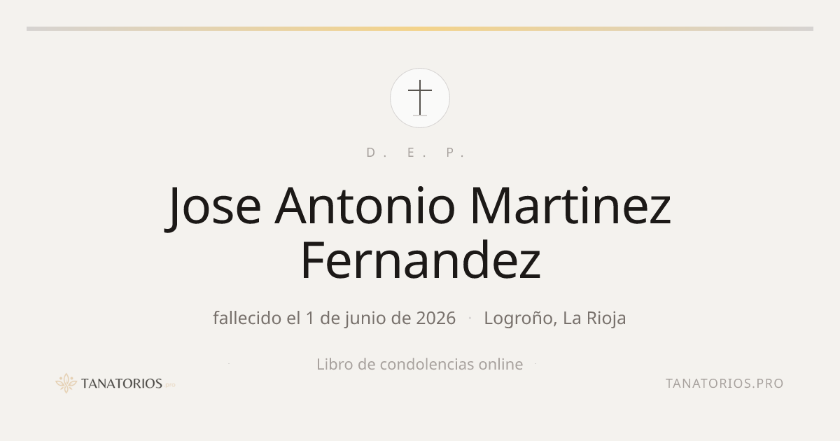 Memorial de Jose Antonio Martinez Fernandez
