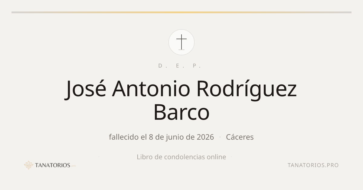 Memorial de José Antonio Rodríguez Barco