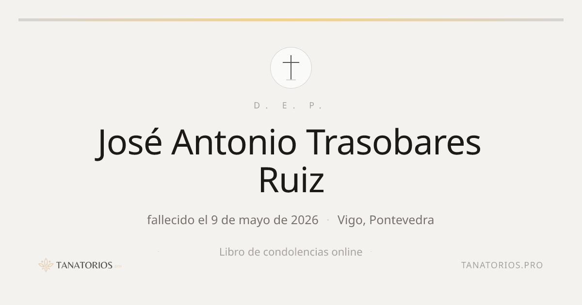 Memorial de José Antonio Trasobares Ruiz