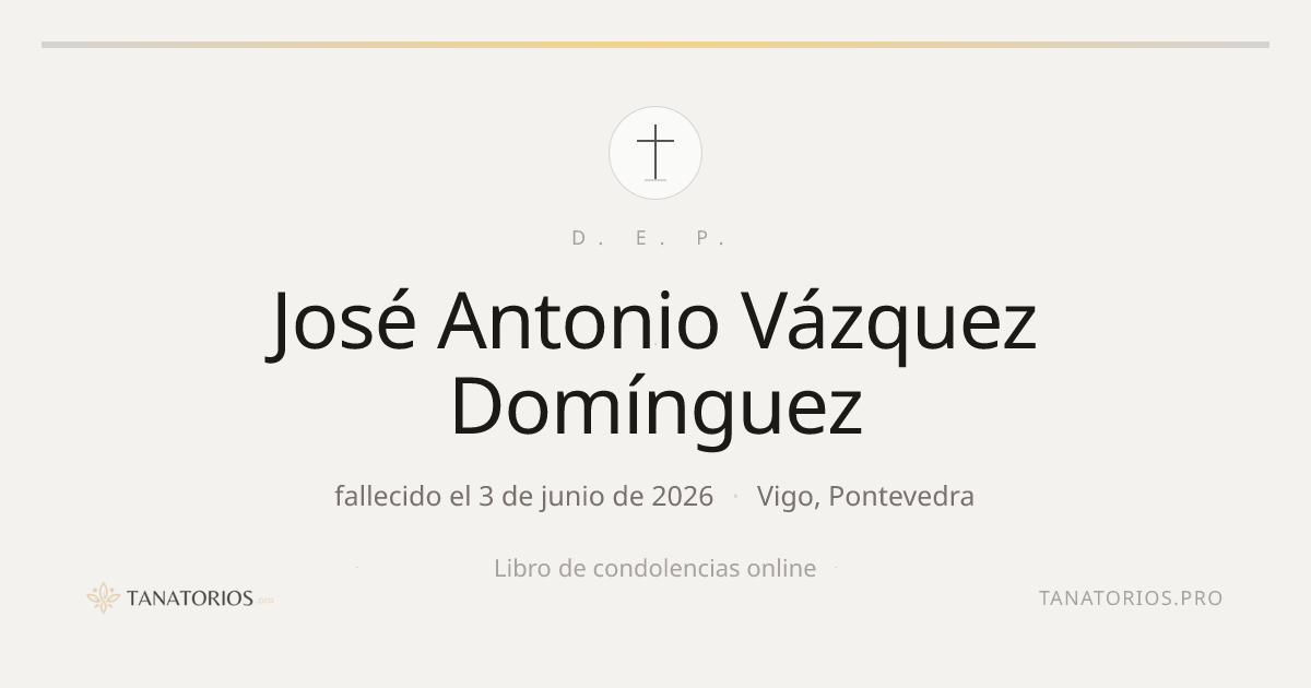 Memorial de José Antonio Vázquez Domínguez