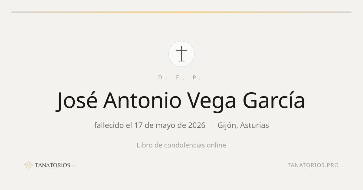Memorial de José Antonio Vega García