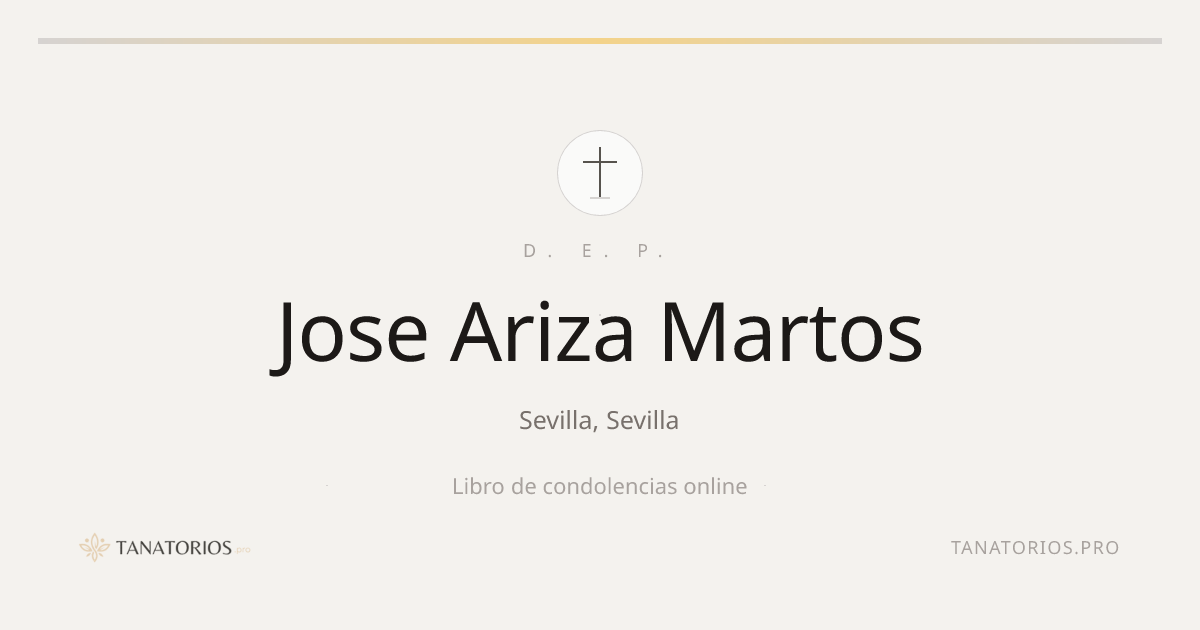 Memorial de Jose Ariza Martos