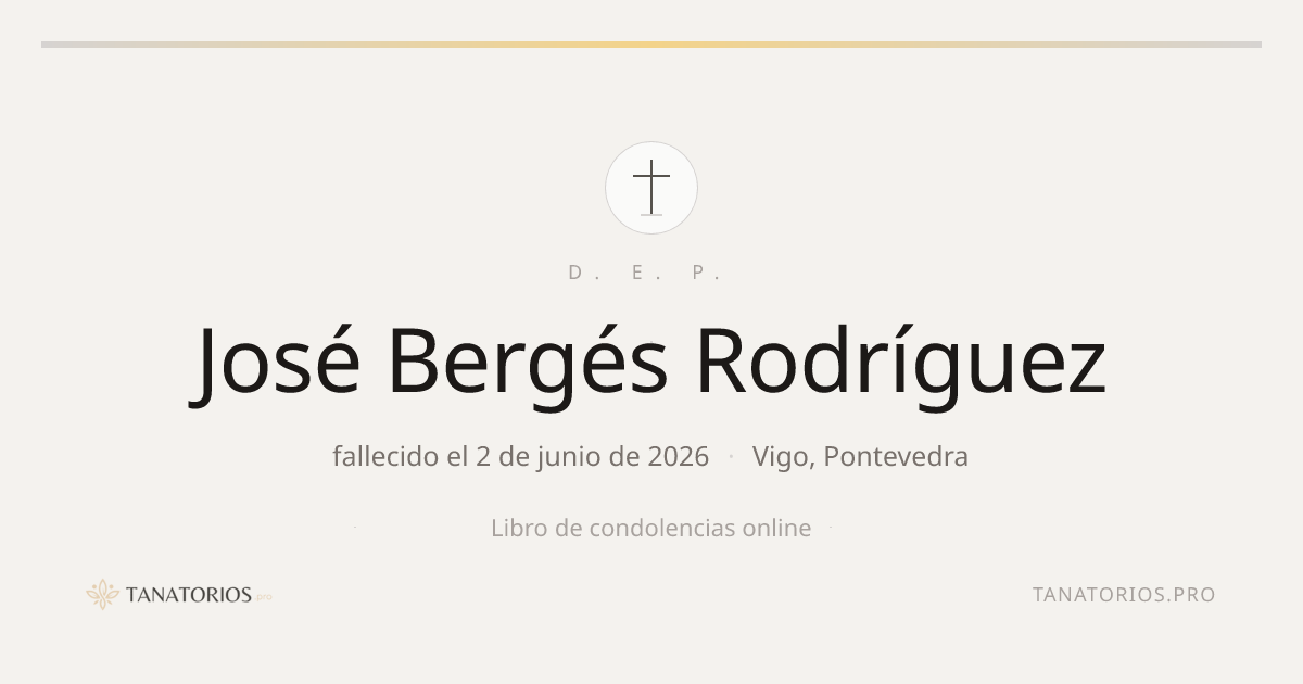 Memorial de José Bergés Rodríguez