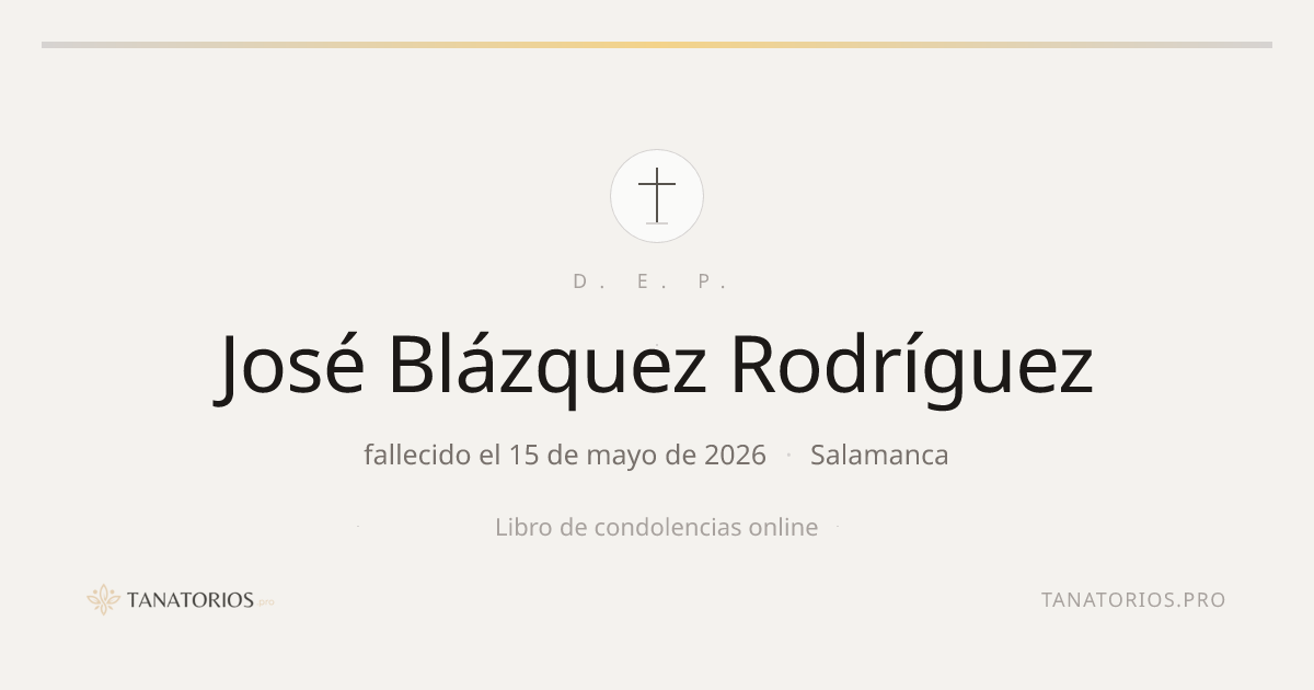 Memorial de José Blázquez Rodríguez