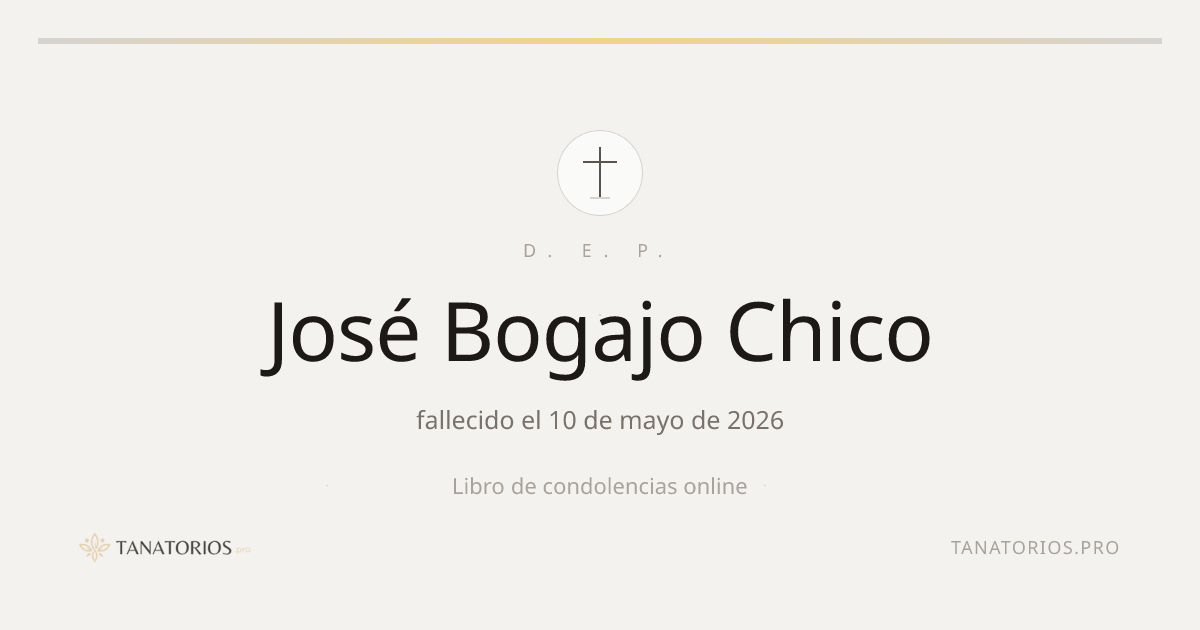 Memorial de José Bogajo Chico
