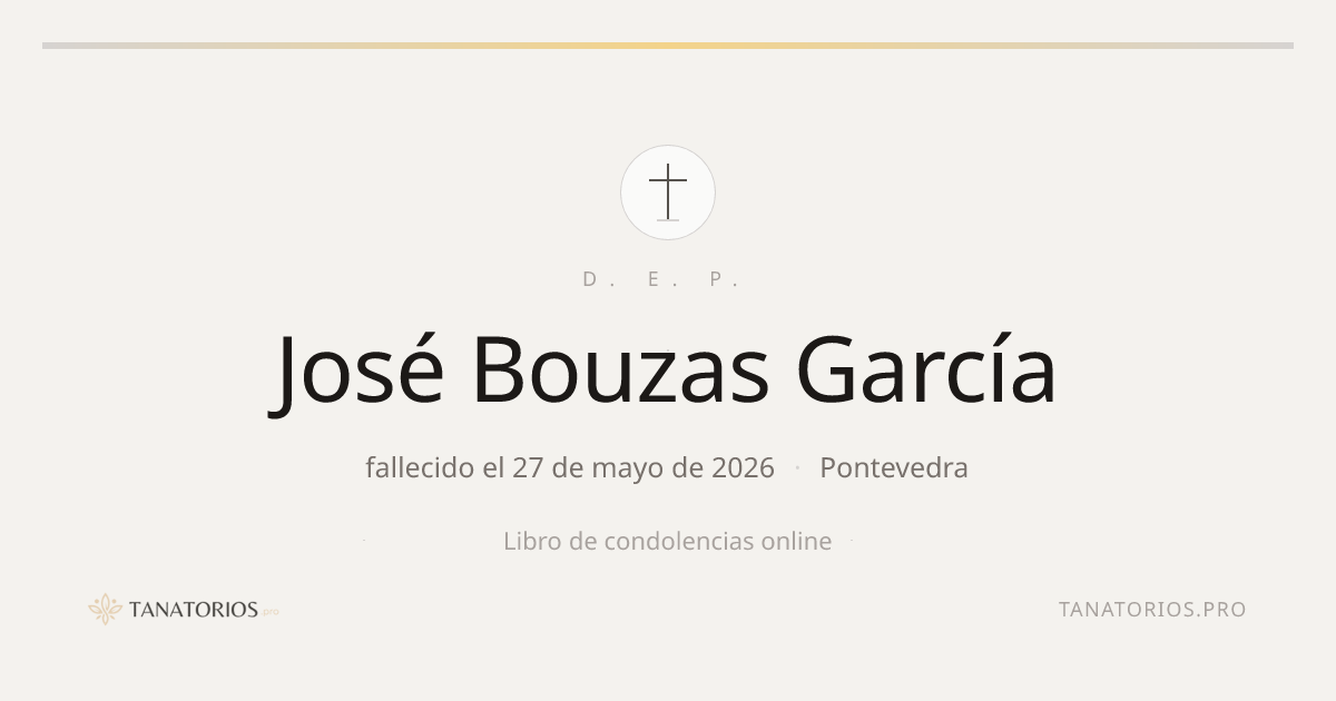 Memorial de José Bouzas García