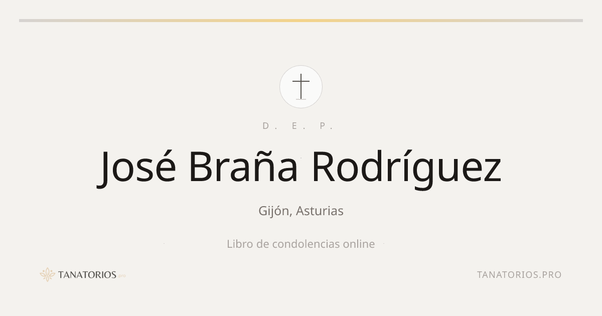 Memorial de José Braña Rodríguez
