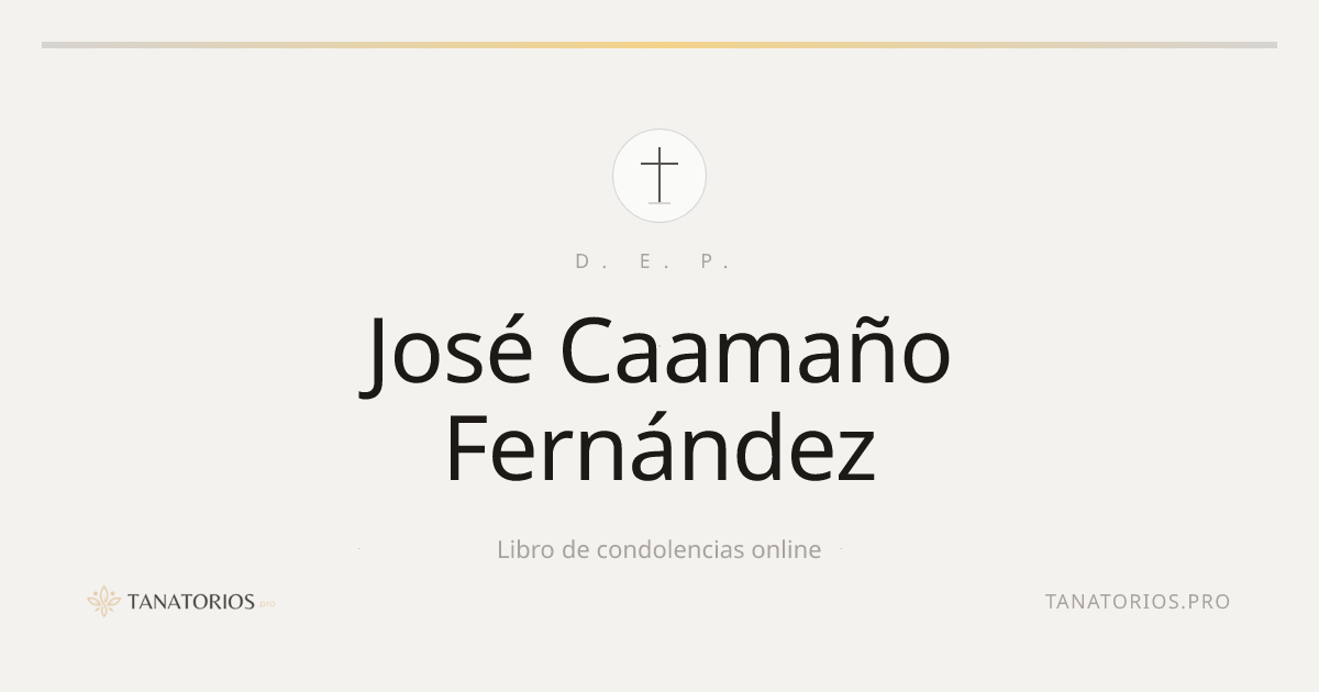 Memorial de José Caamaño Fernández