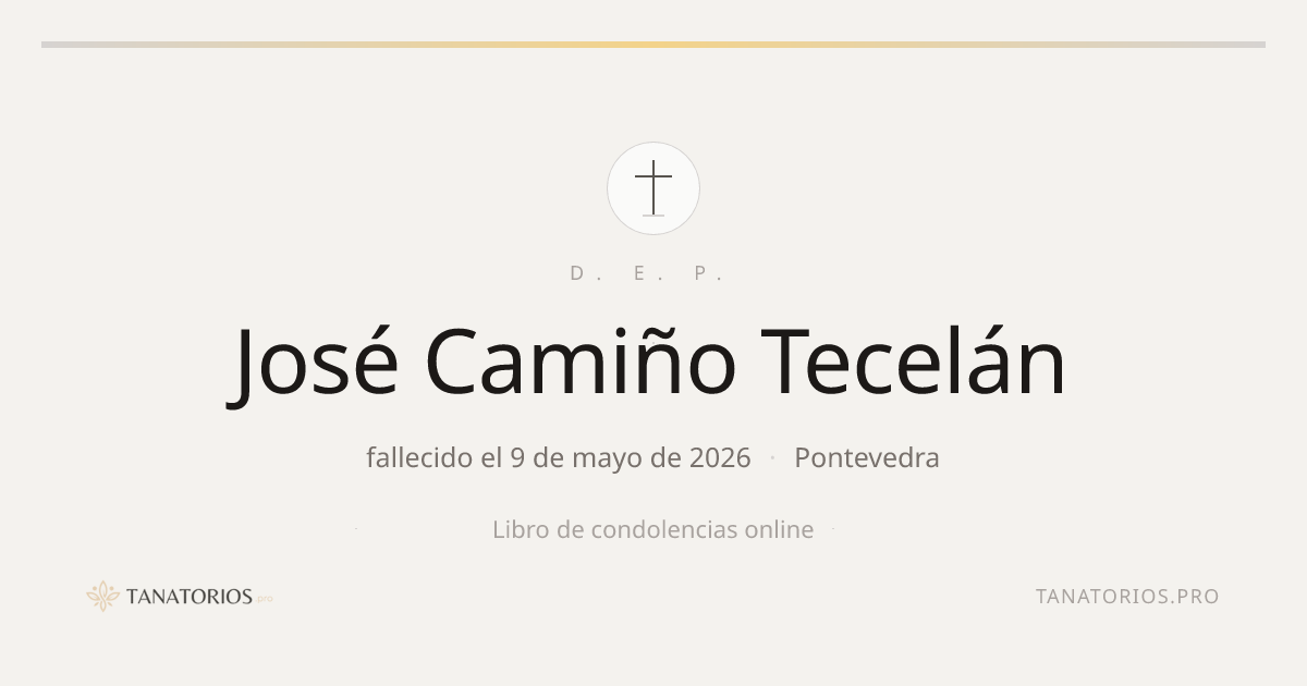 Memorial de José Camiño Tecelán