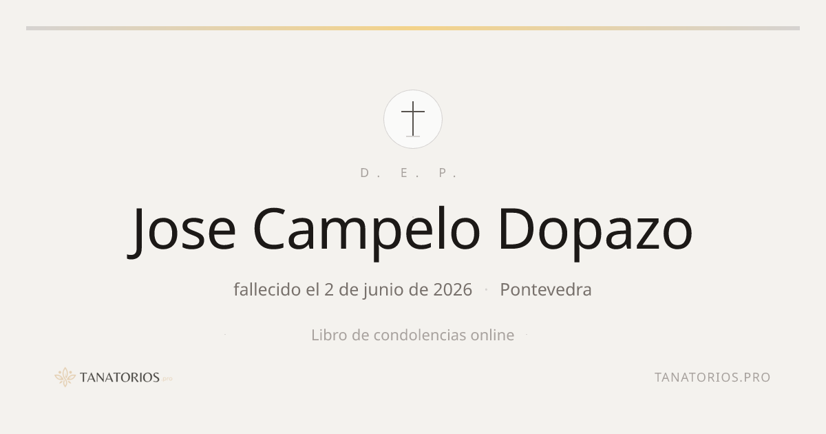 Memorial de Jose Campelo Dopazo