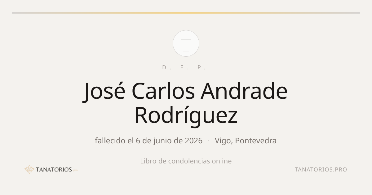 Memorial de José Carlos Andrade Rodríguez
