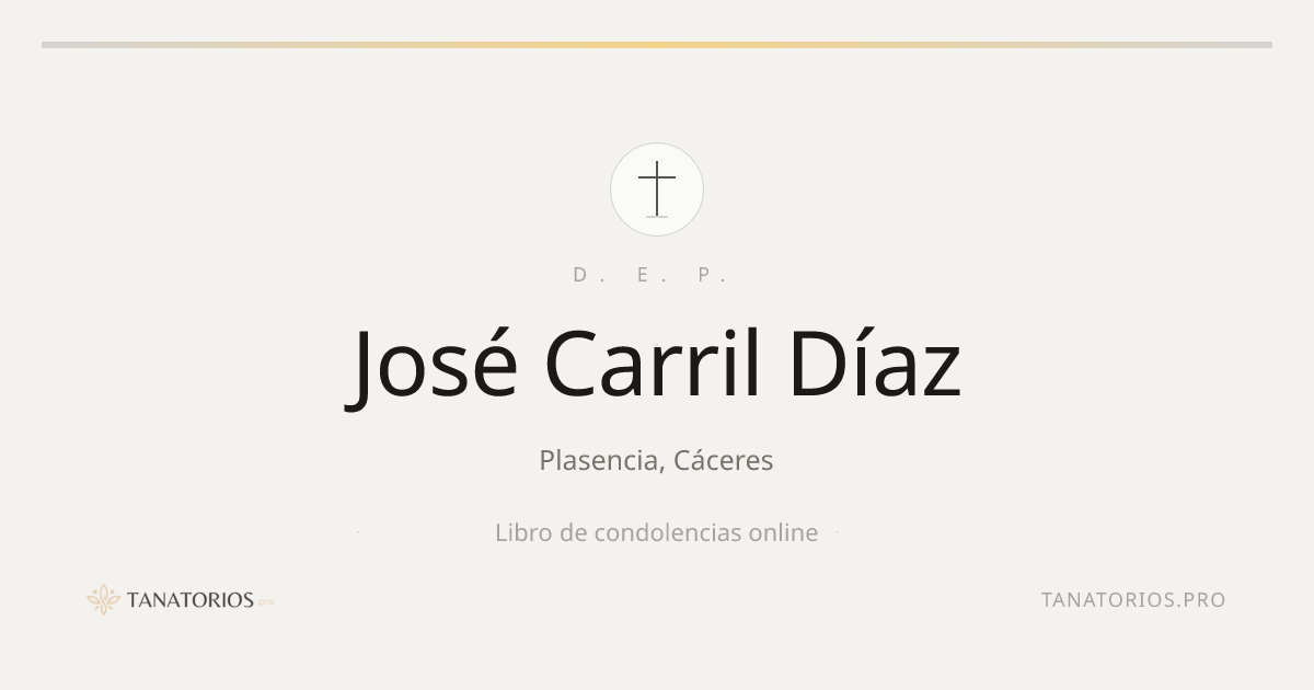 Memorial de José Carril Díaz