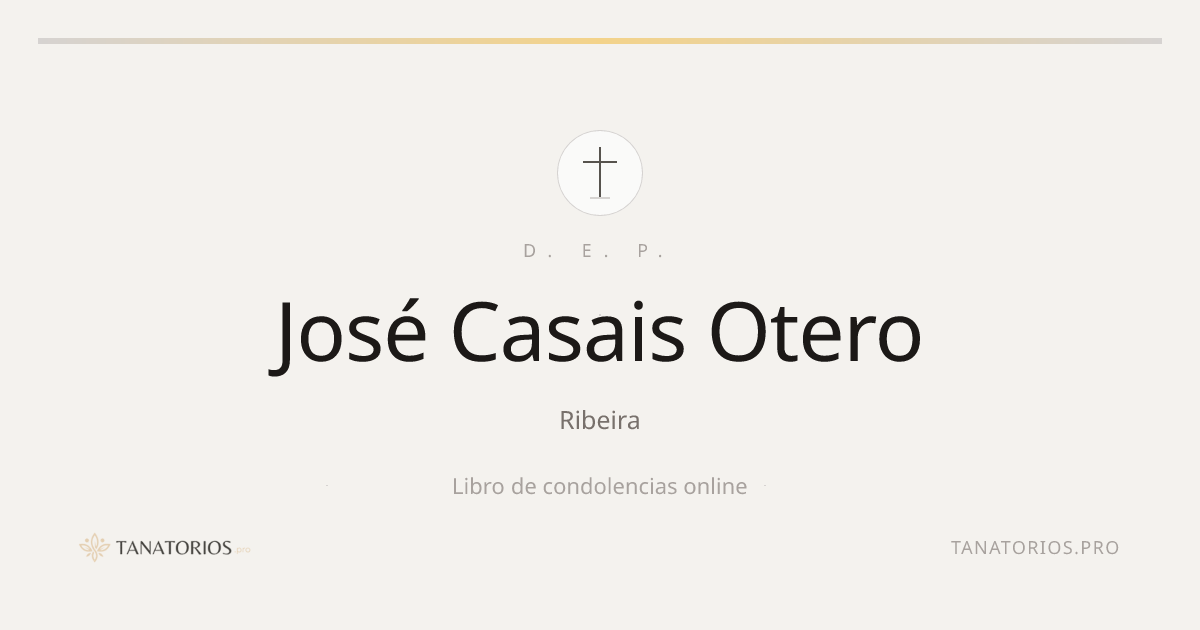 Memorial de José Casais Otero