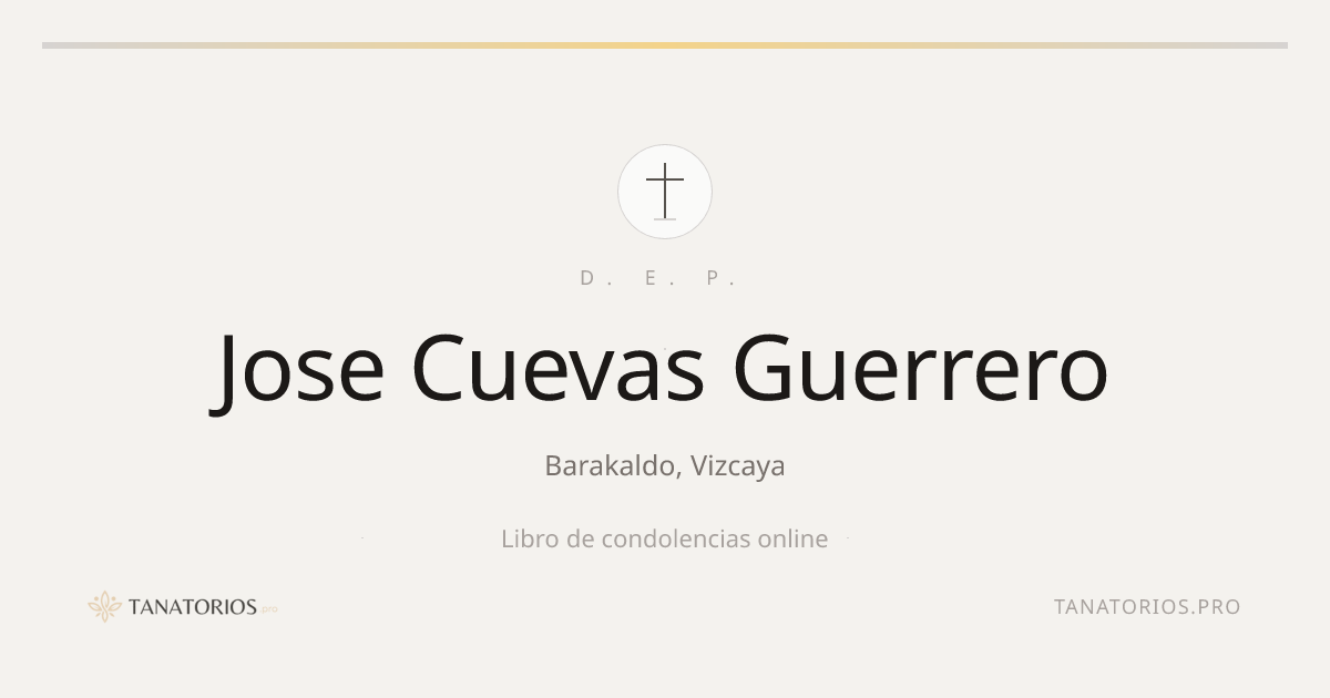 Memorial de Jose Cuevas Guerrero