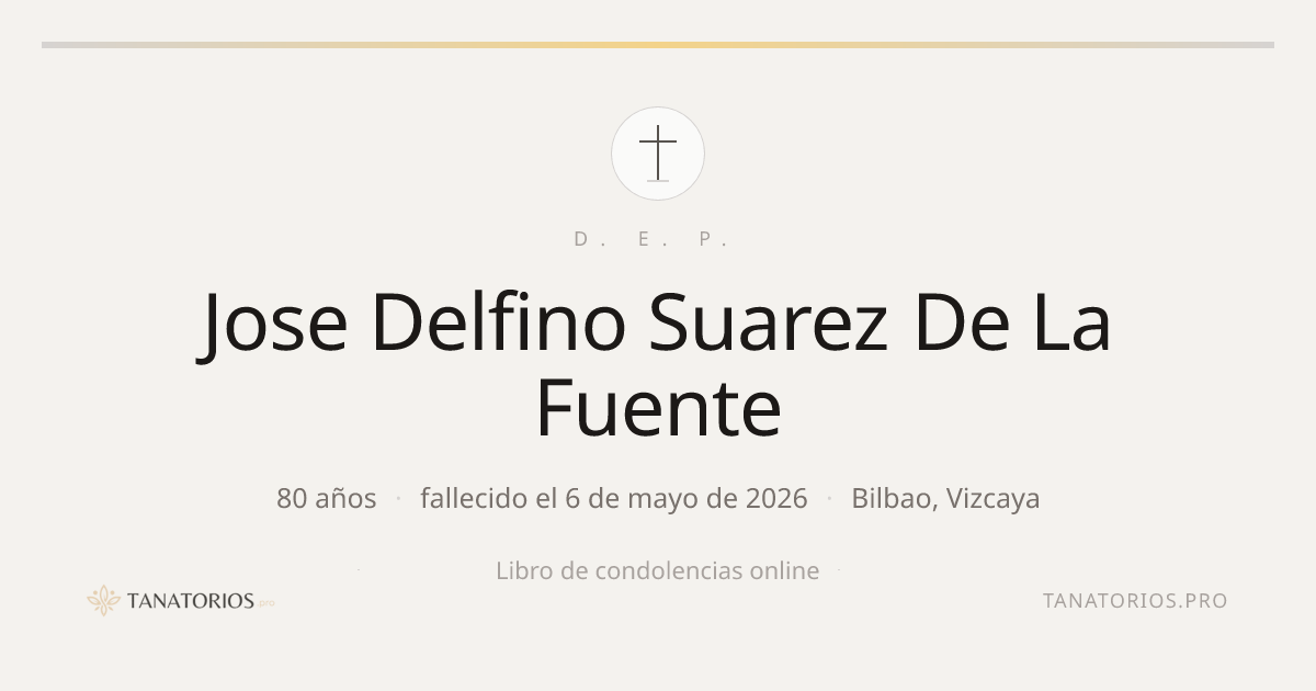 Memorial de Jose Delfino Suarez De La Fuente
