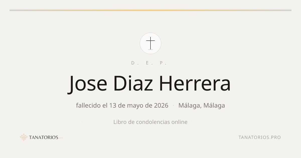 Memorial de Jose Diaz Herrera