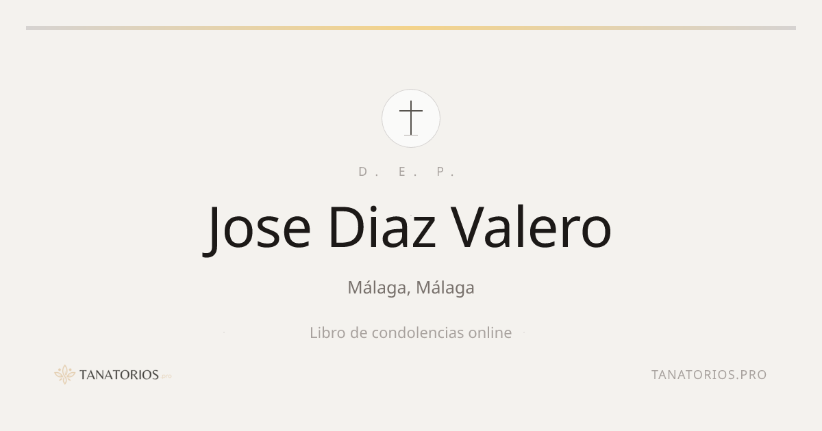 Memorial de Jose Diaz Valero