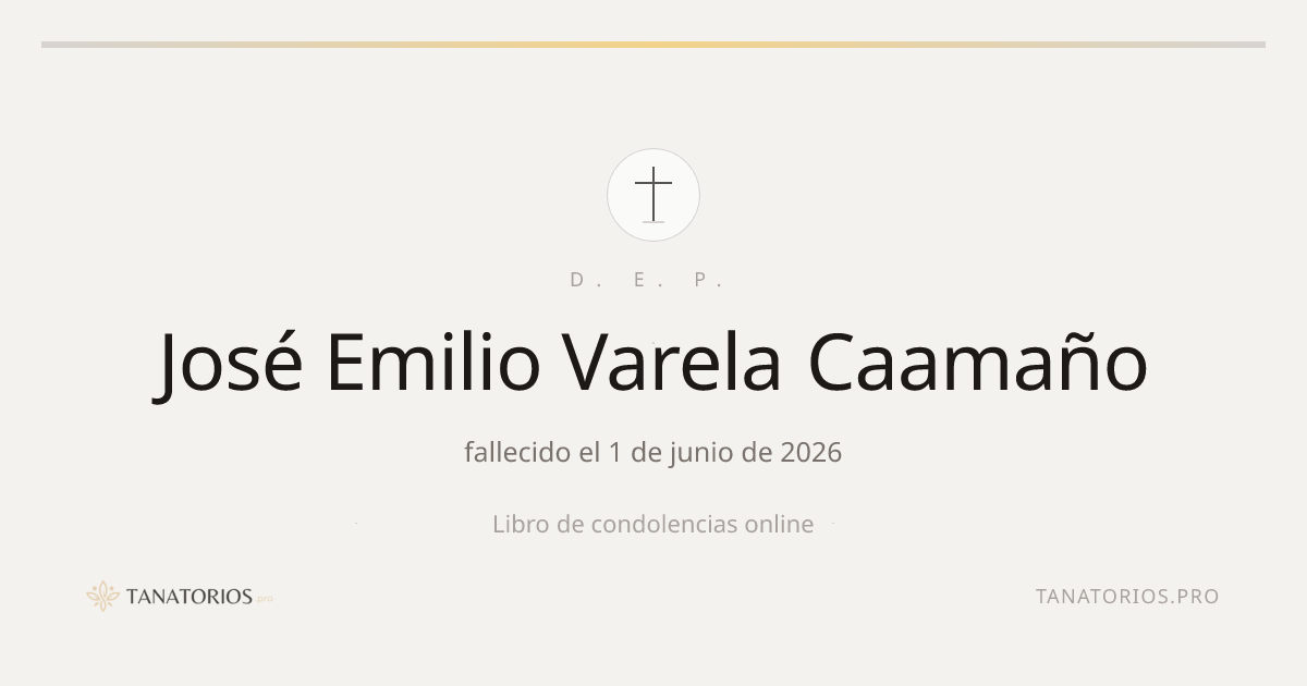Memorial de José Emilio Varela Caamaño