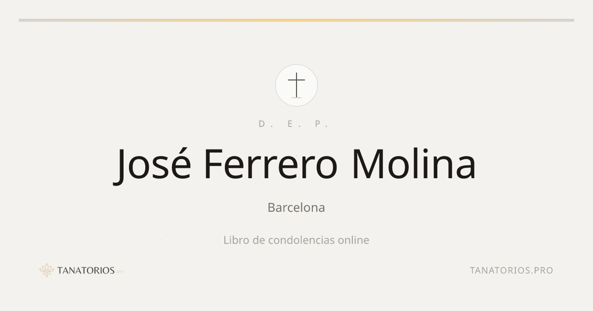 Memorial de José Ferrero Molina