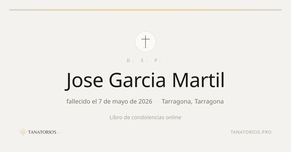 Memorial de Jose Garcia Martil