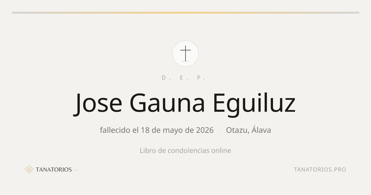Memorial de Jose Gauna Eguiluz