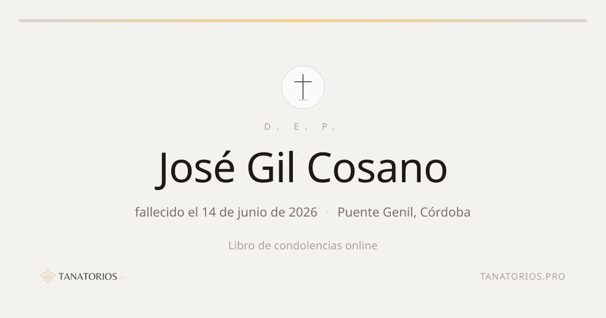 Memorial de José Gil Cosano