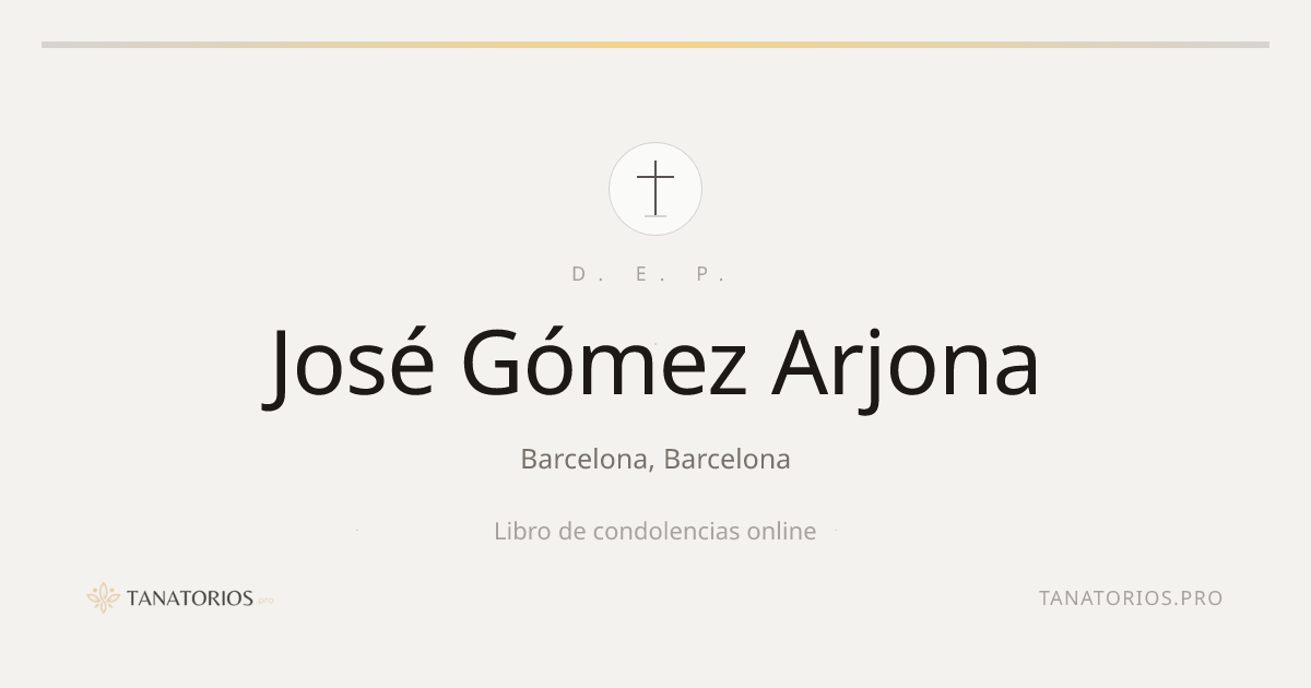 Memorial de José Gómez Arjona