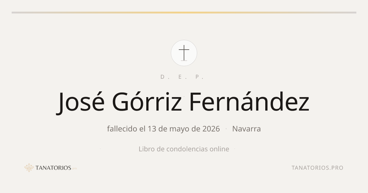 Memorial de José  Górriz Fernández