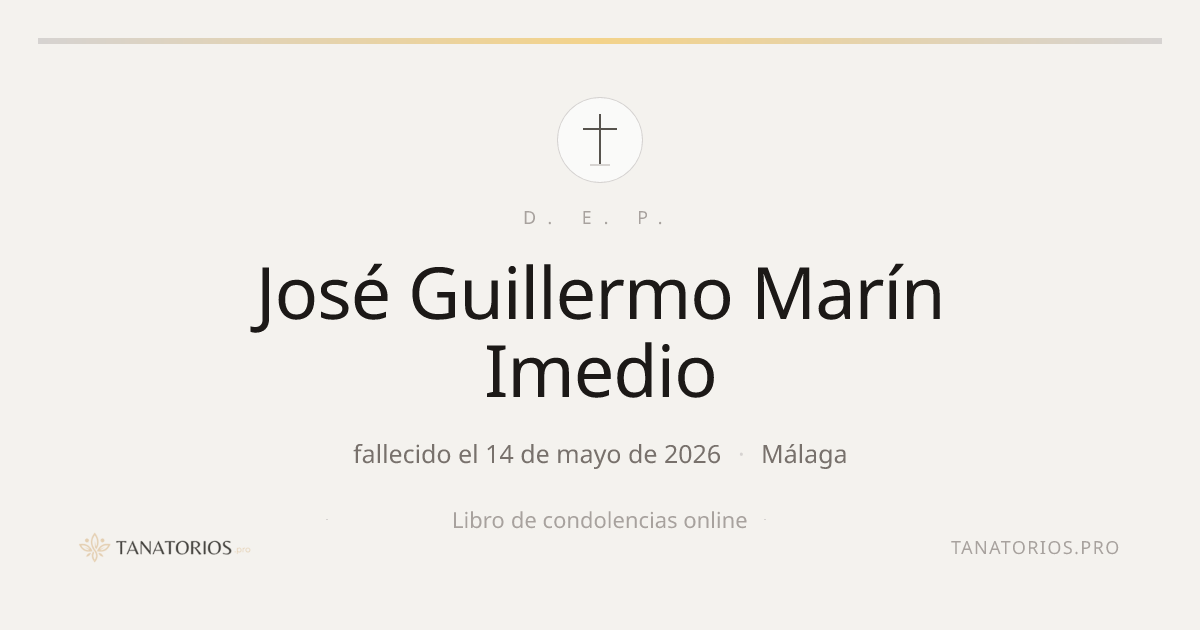 Memorial de José Guillermo Marín Imedio
