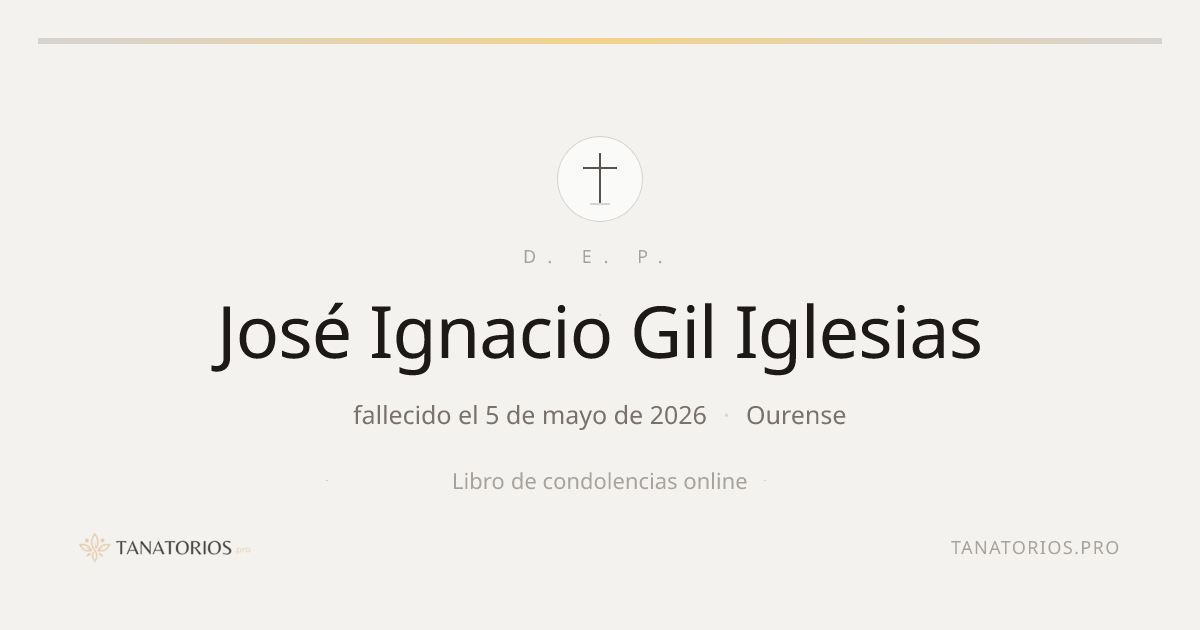 Memorial de José Ignacio Gil Iglesias