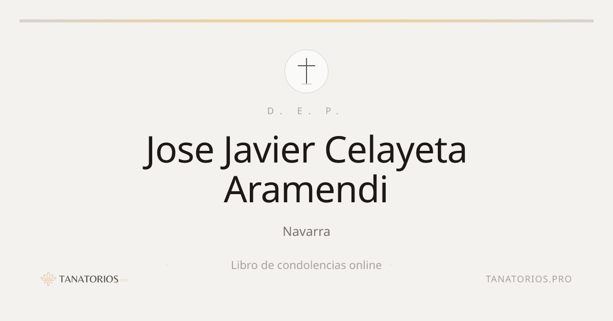 Memorial de Jose Javier Celayeta Aramendi
