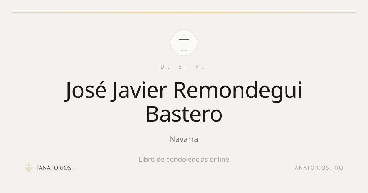 Memorial de José Javier Remondegui Bastero