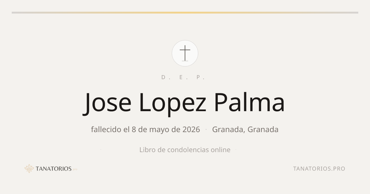 Memorial de Jose Lopez Palma