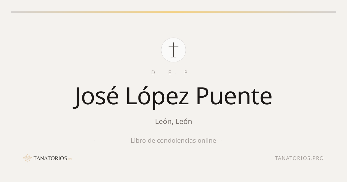 Memorial de José López Puente