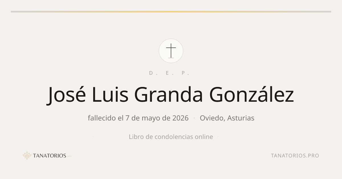 Memorial de José Luis Granda González