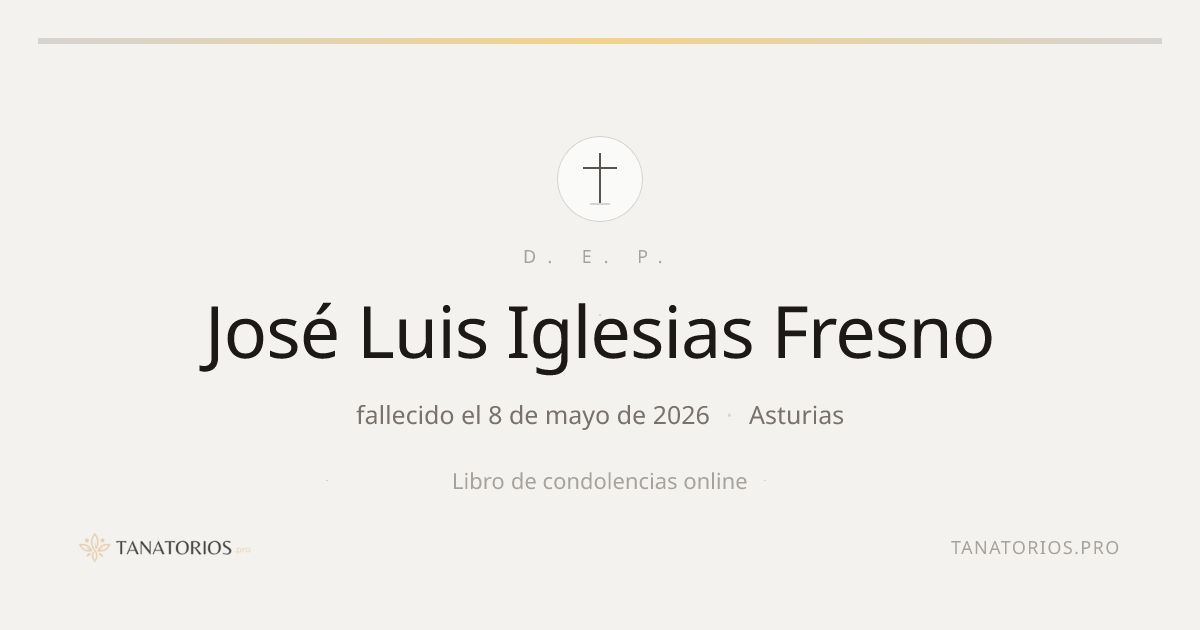Memorial de José Luis Iglesias Fresno