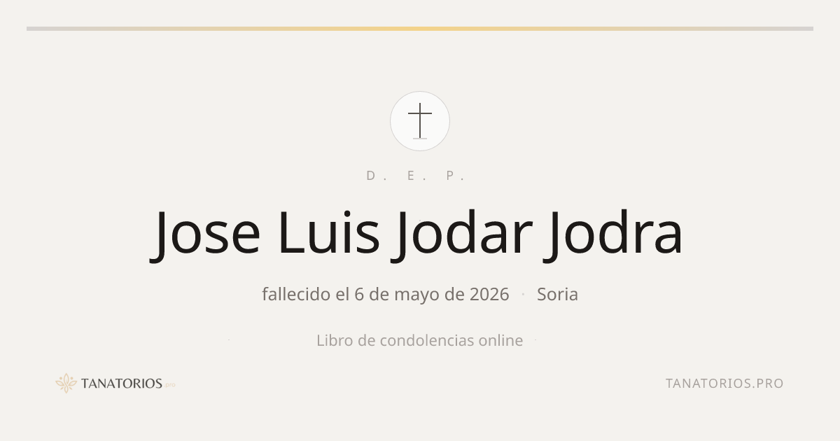 Memorial de Jose Luis Jodar Jodra
