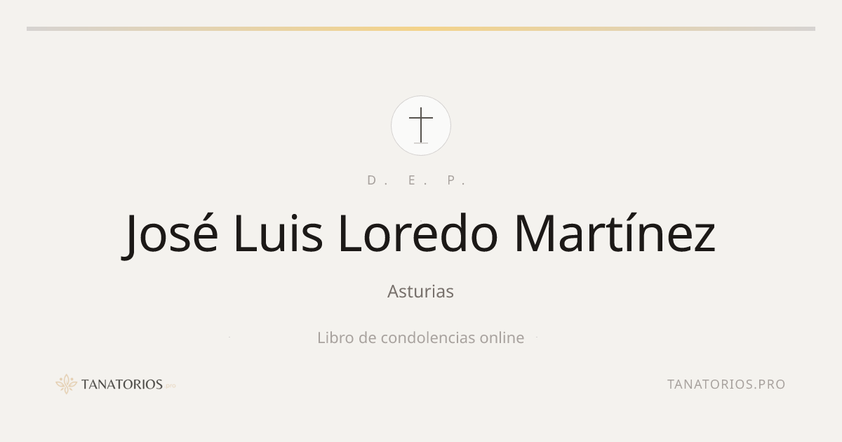 Memorial de José Luis Loredo Martínez